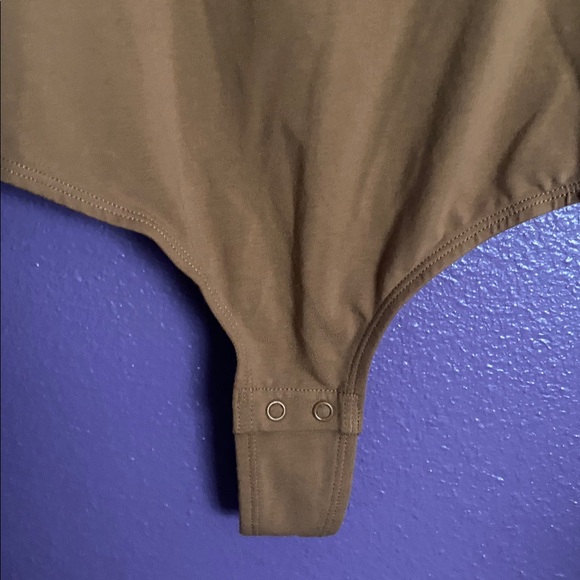 Auden Brown/Gray Tank Top Bodysuits - Picture 4 of 6